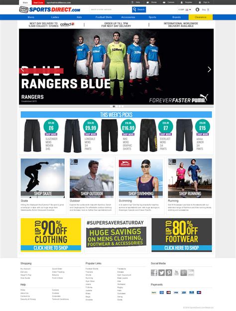 sports direct website.